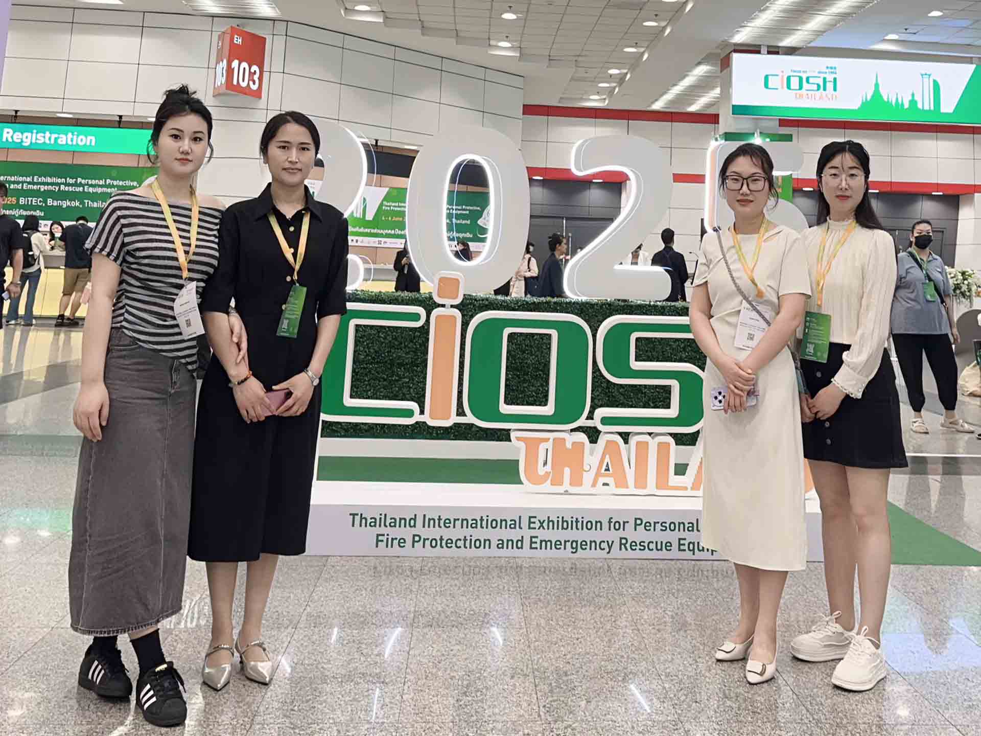 NEW AIR regresa a CIOSH Tailandia para demostrar sus innovaciones en equipos EPI por segunda vez