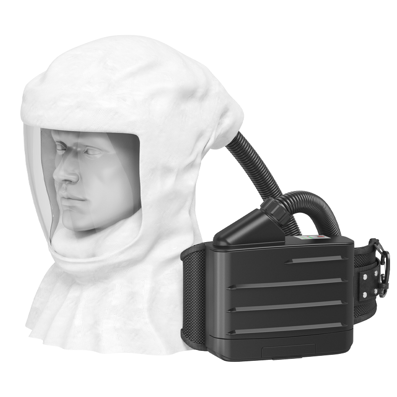 Kit PAPR BXH-3001 con diferentes opciones de cabezal.